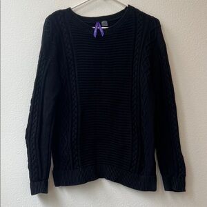 Seraphine Black Crew Neck Sweater size 6